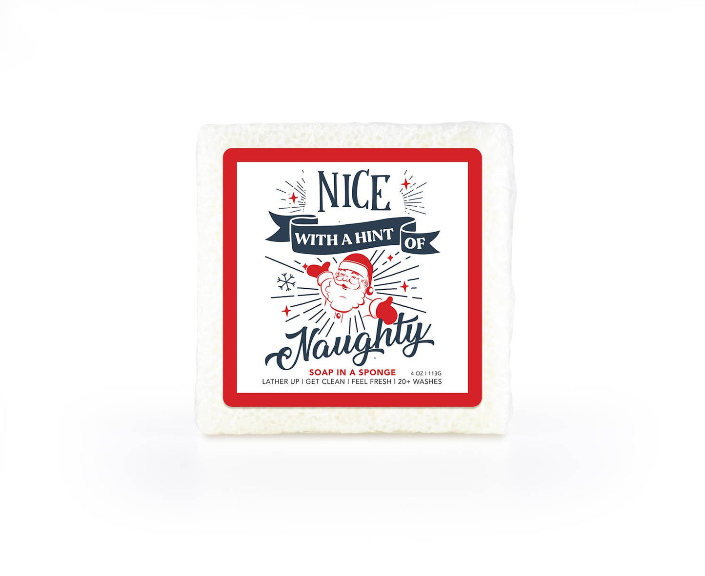 Nice With a Hint of Naughty Soap in a Square Sponge| Seaside