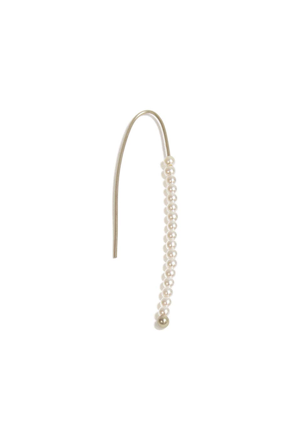 Threader Pearl Earring