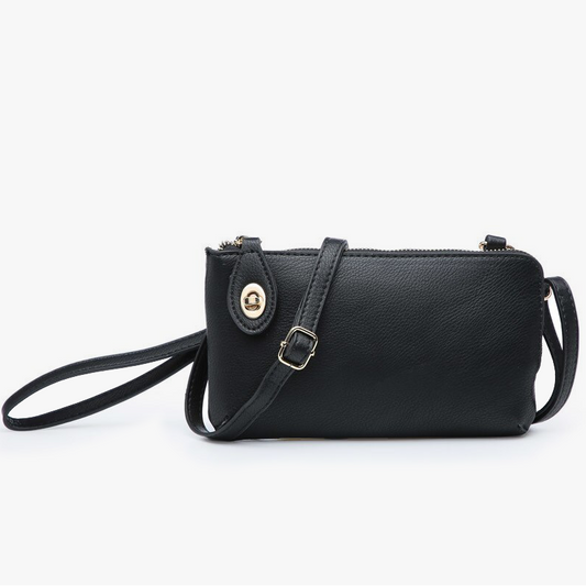 Kendall Twist Lock Crossbody/Wristlet Bag