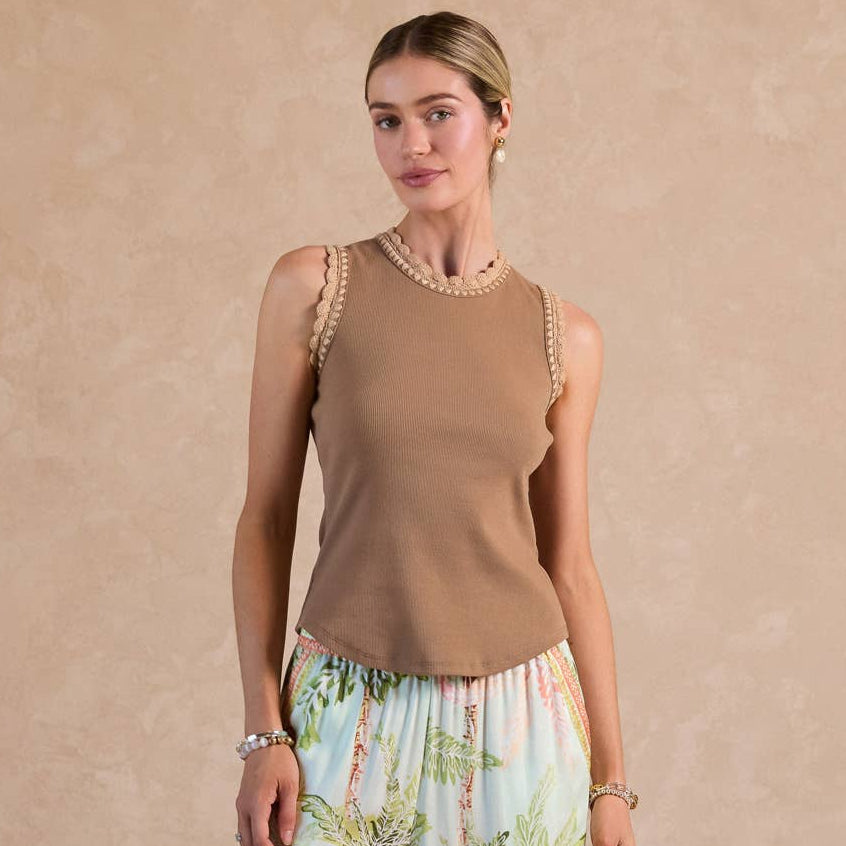 Ribbed Knit Tank Top