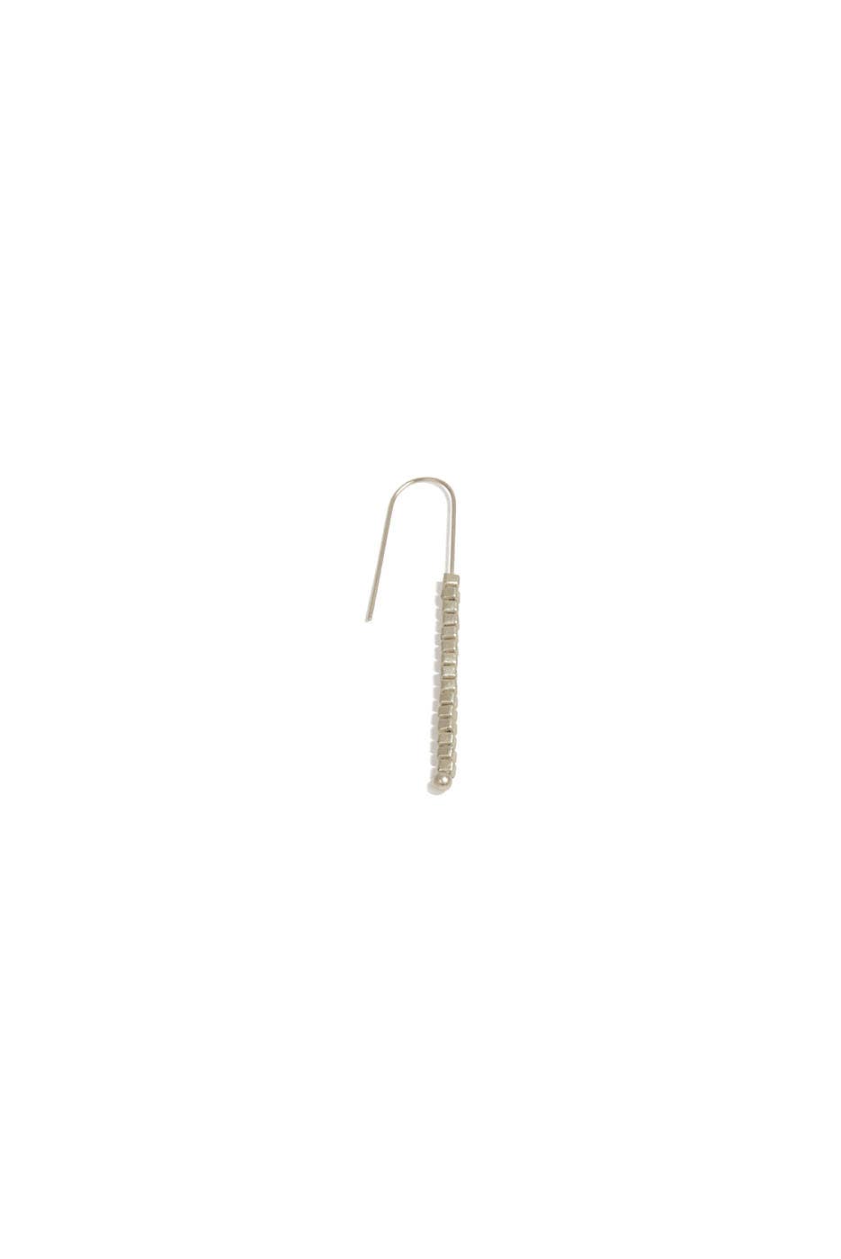 Silver Threader Bead Earring