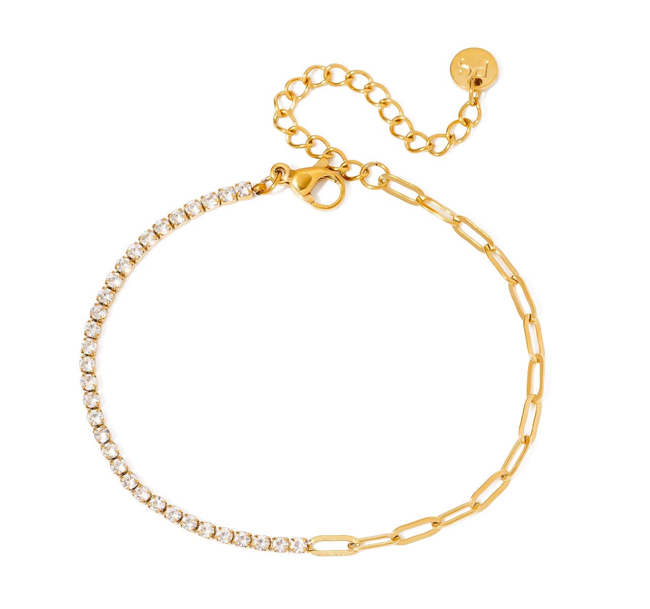 Diamond Tennis Chain Bracelet - Waterproof