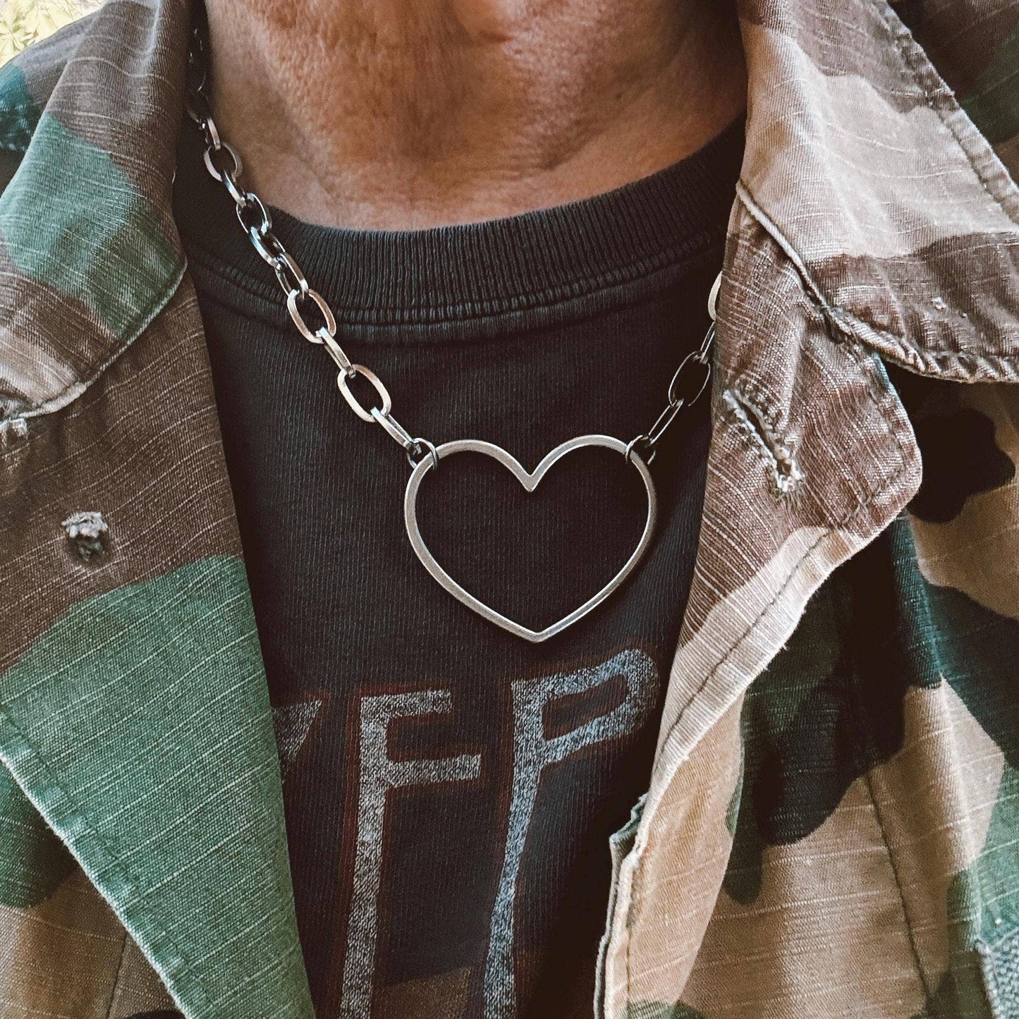 Open Heart Necklace