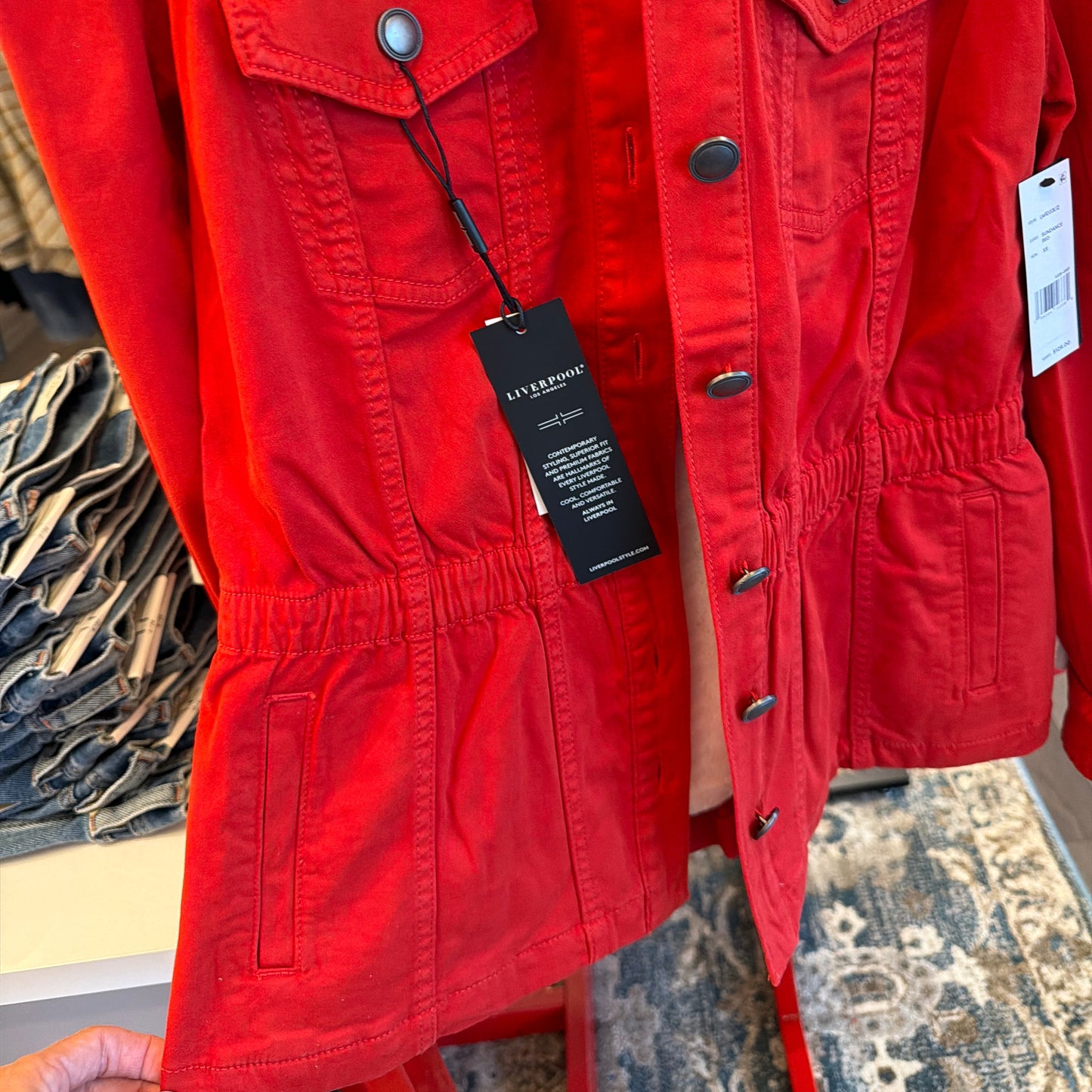 Puff Sleeve Trucker Jacket