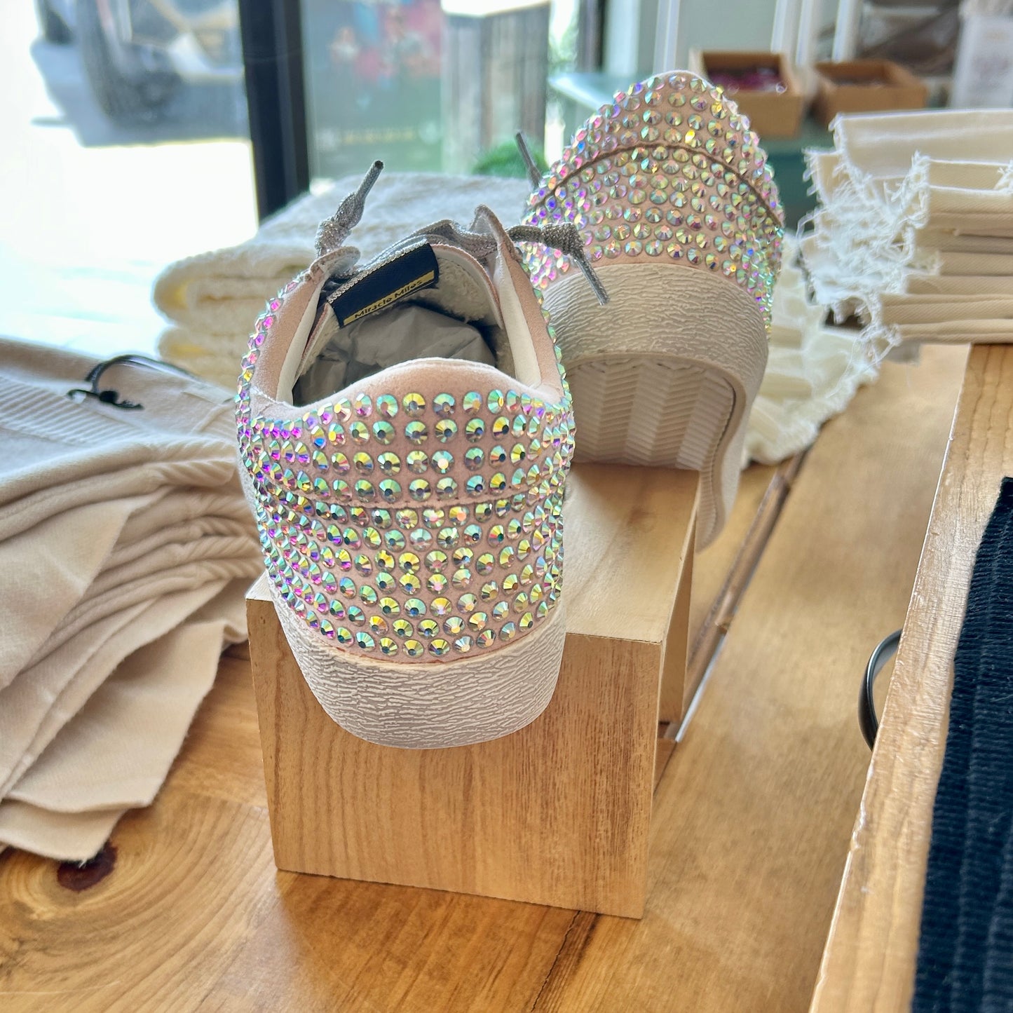 Joann Rhinestone Star Sneakers