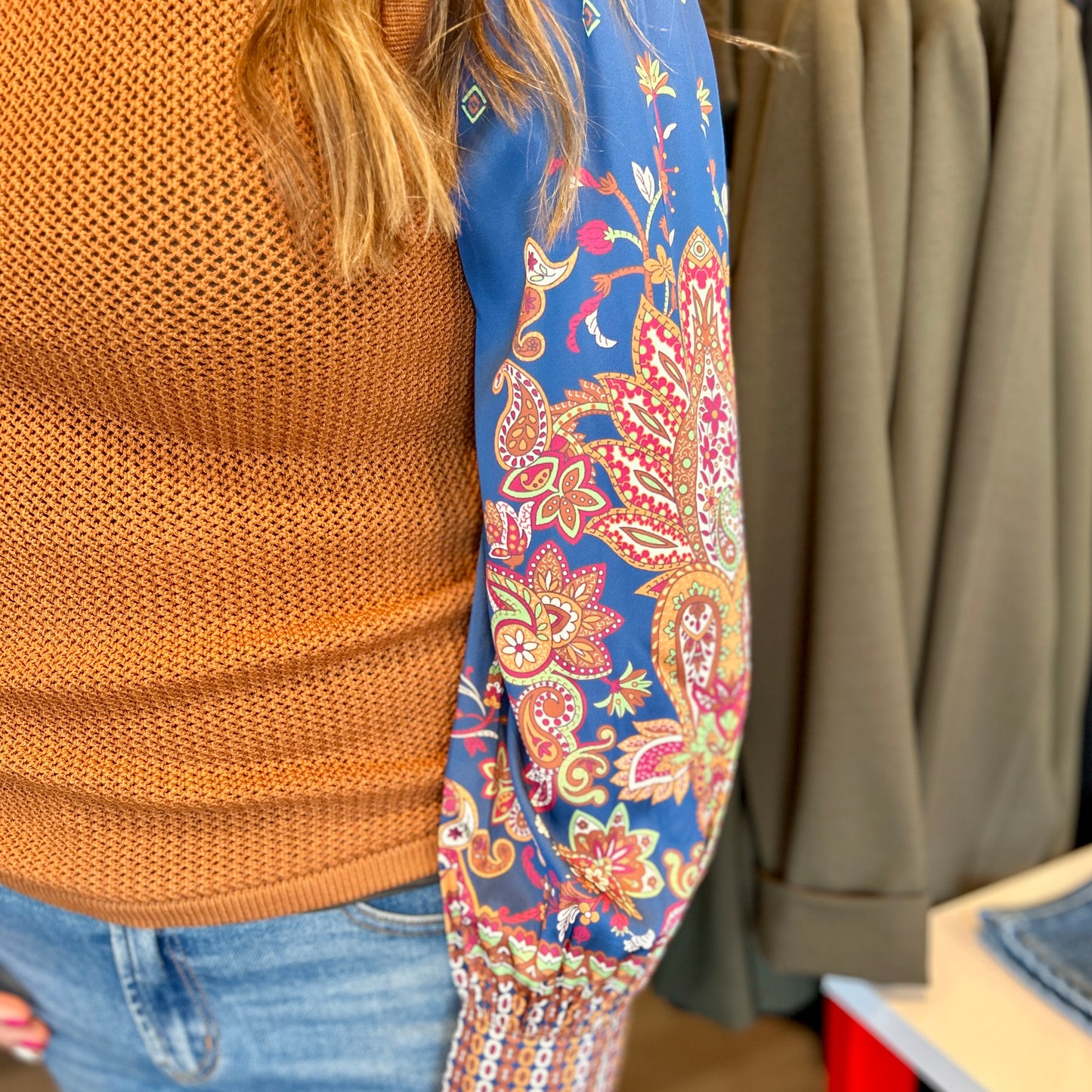 Combo Sweater Detachable Collar