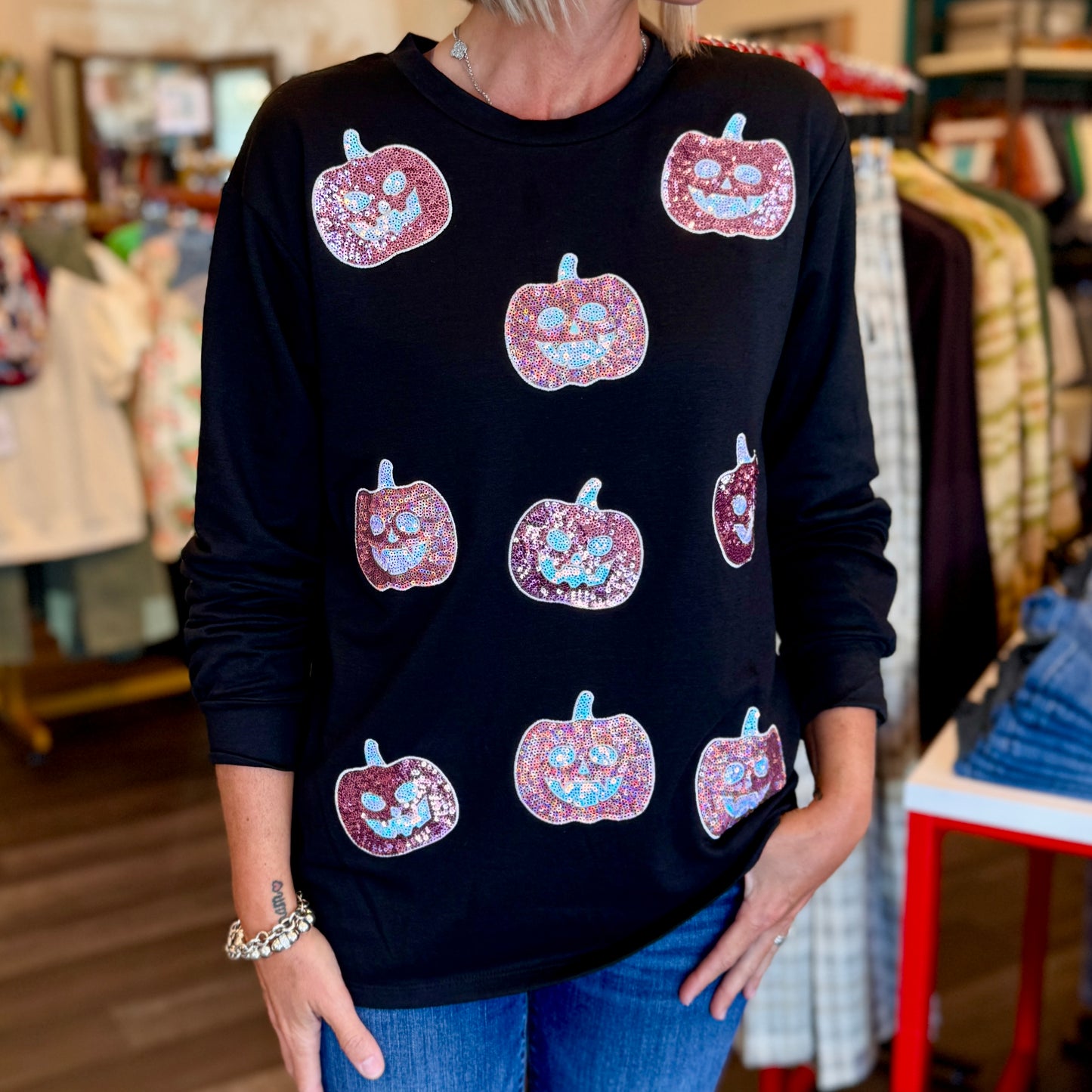 Pinky Pumpkin Long Sleeve