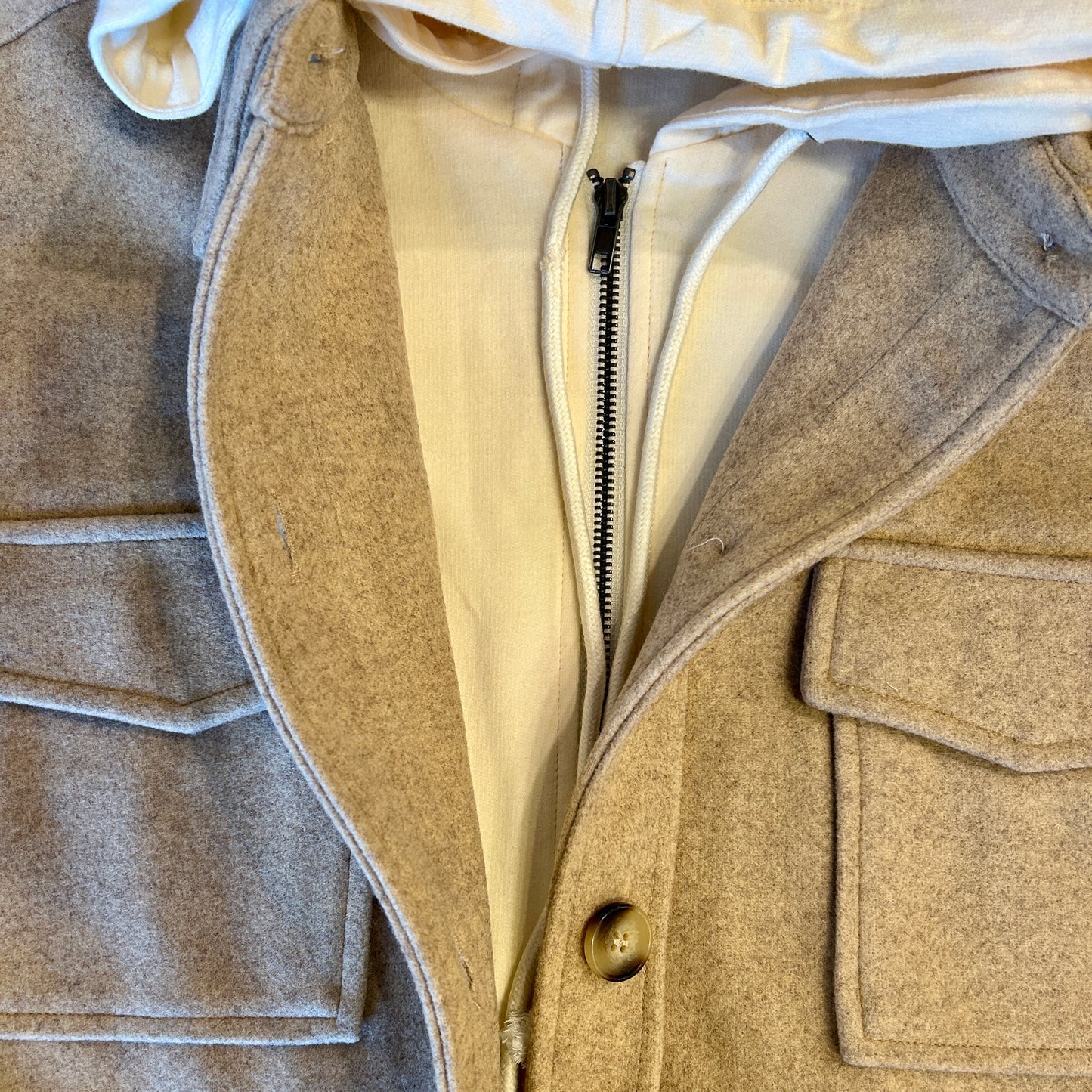 Twofer Hoodie Coat