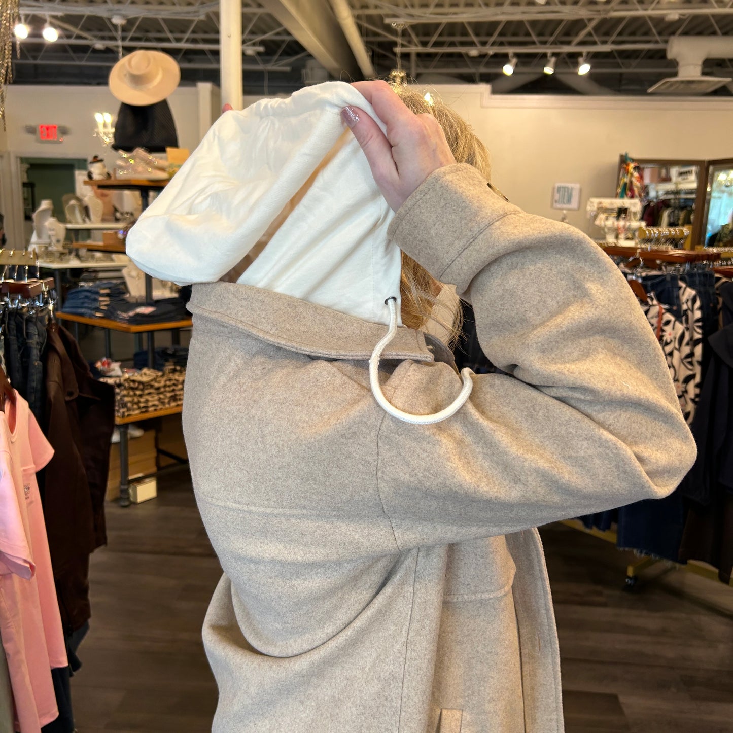 Twofer Hoodie Coat