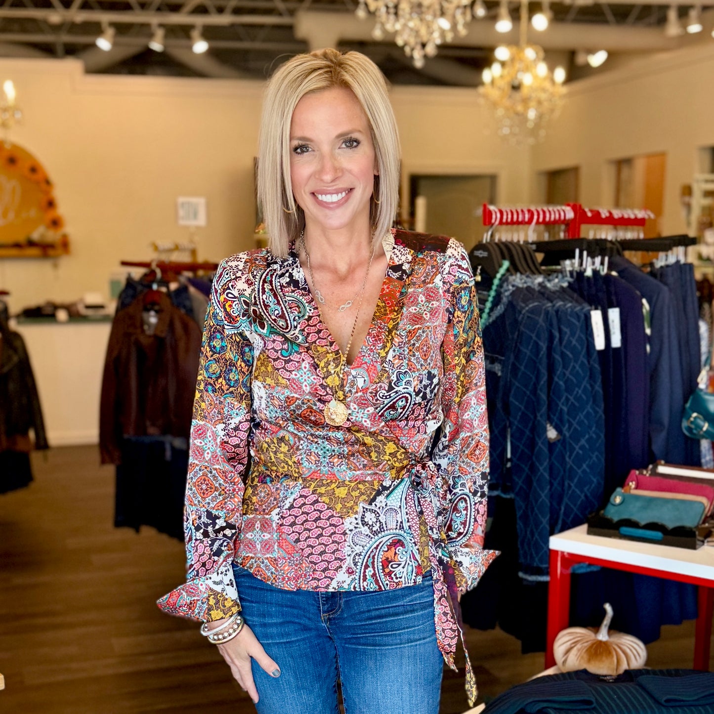 Bohemian "Wrapsody" Blouse