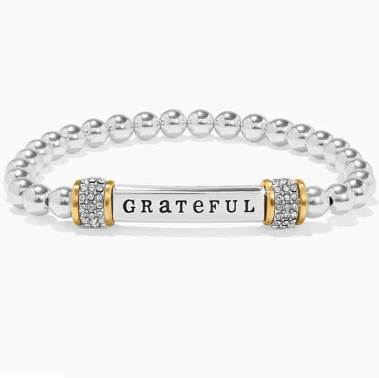 Meridian Two Tone Stretch Bracelet