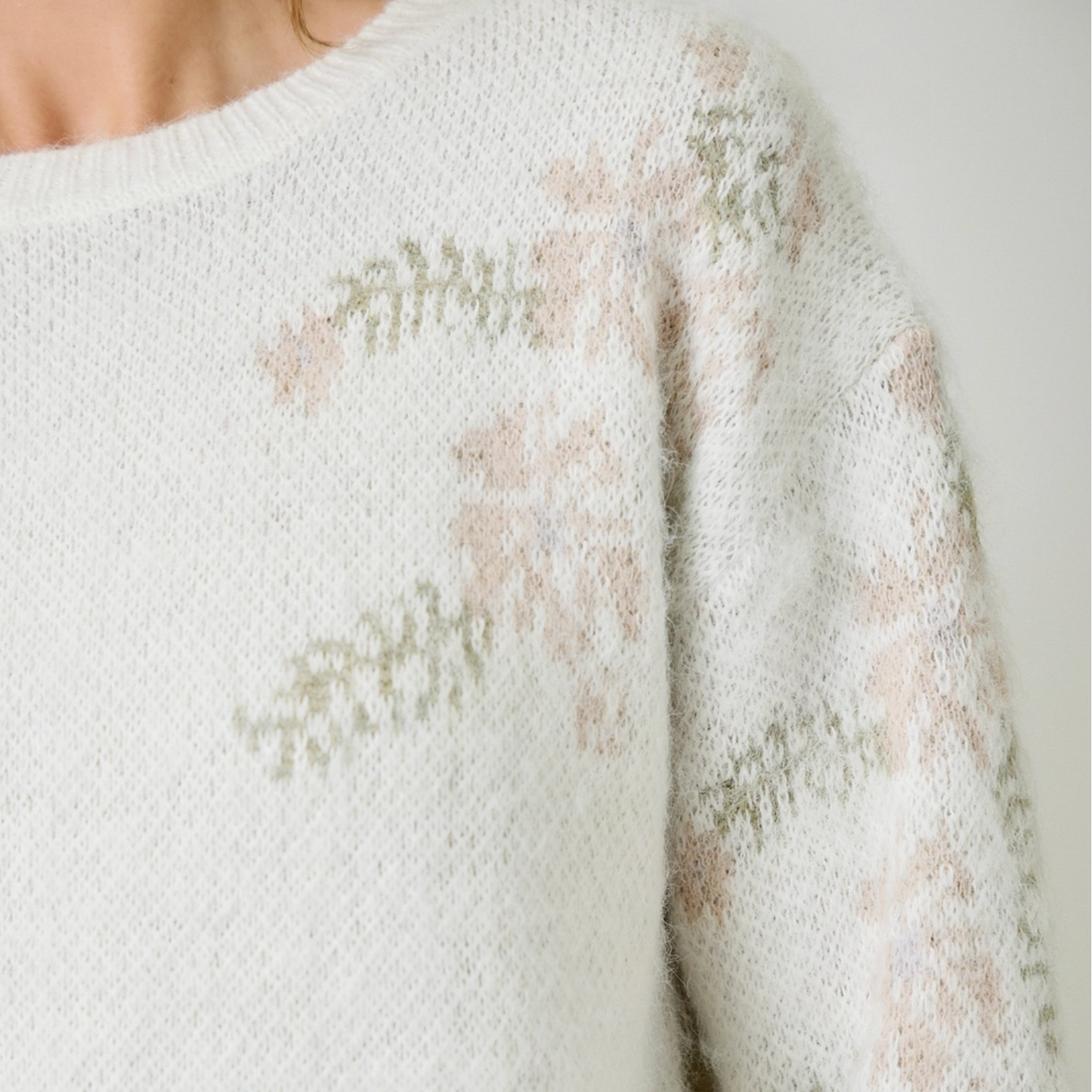 Floral Pullover Sweater