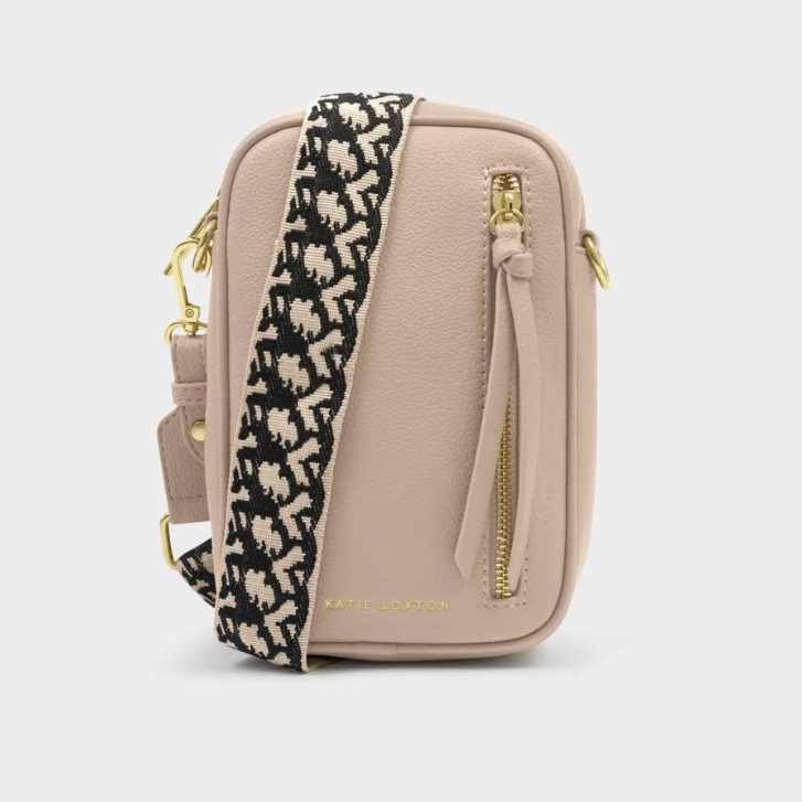 Hallie Small Crossbody Bag-Light Taupe