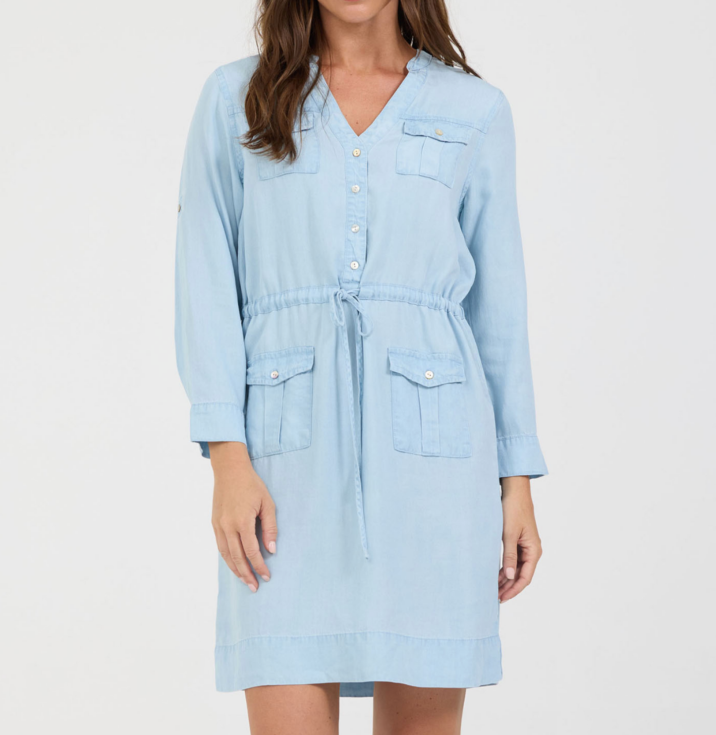 Letty Dress-Carolina Blue