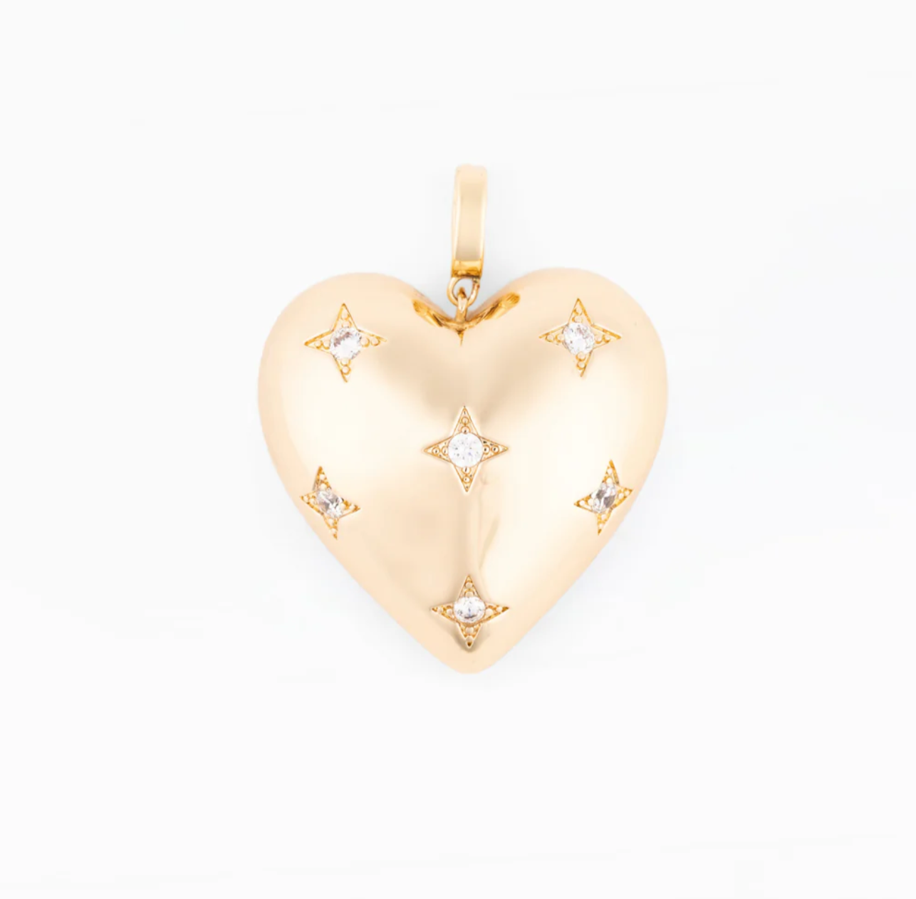 Pave Heart Sophie Charm