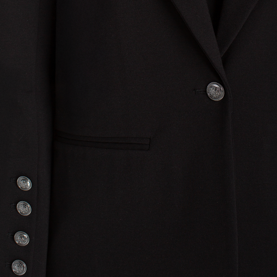 Blazer with Button Sleeve