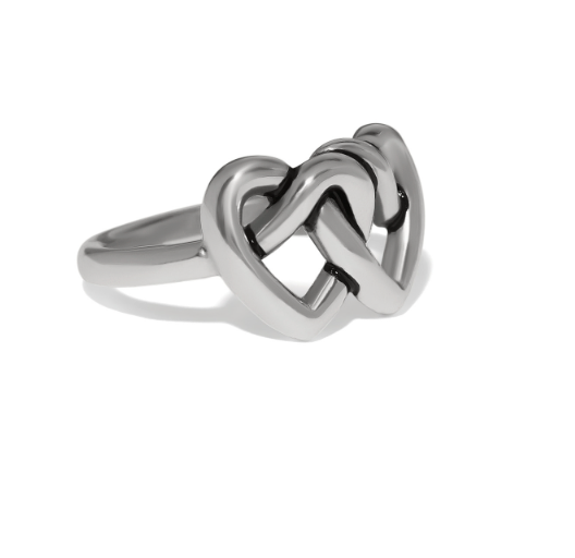 Interlok Linked Hearts Ring