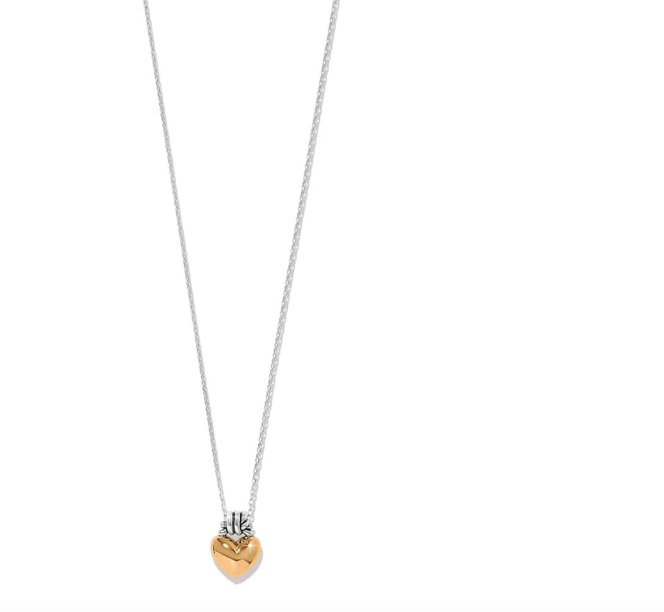 Interlok Love Knot Heart Necklace