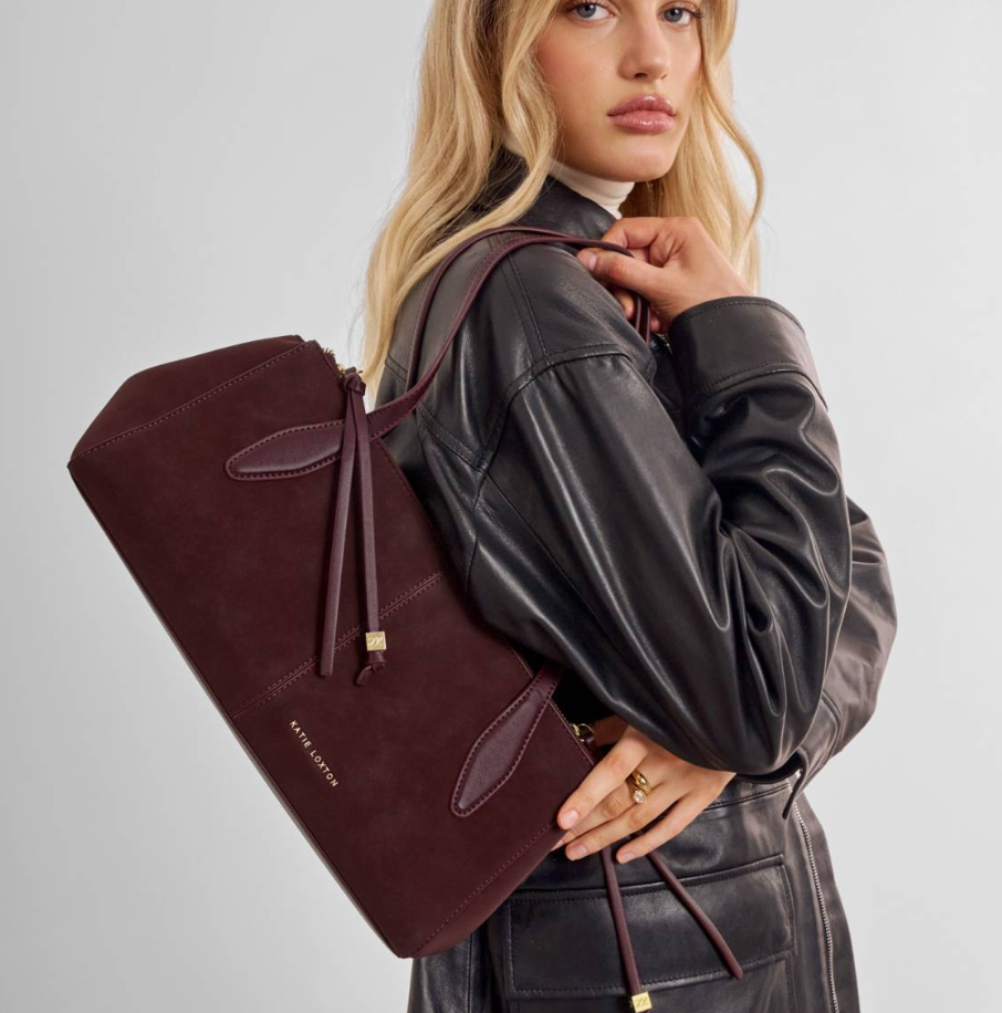 Hattie Suedette Shoulder Bag