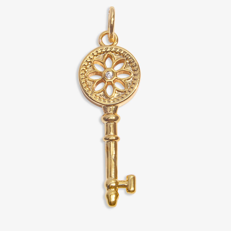 Key to Happiness Charm