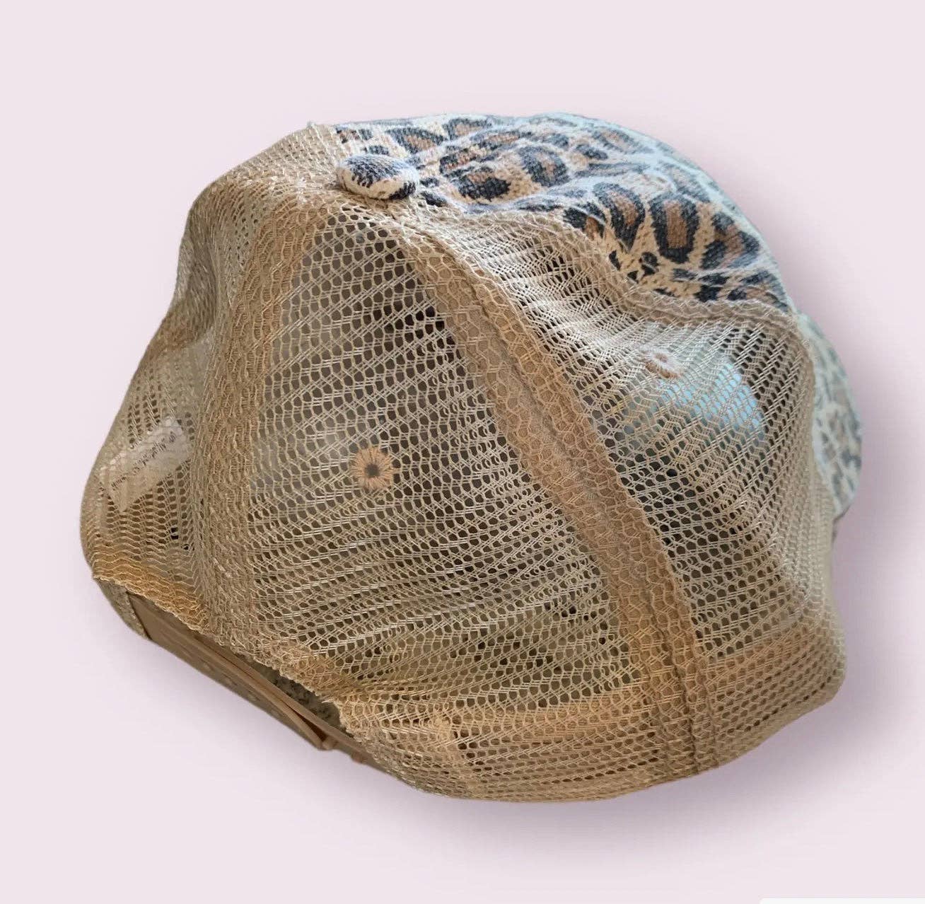 Uplcycled LV Leopard Repurposed Caps