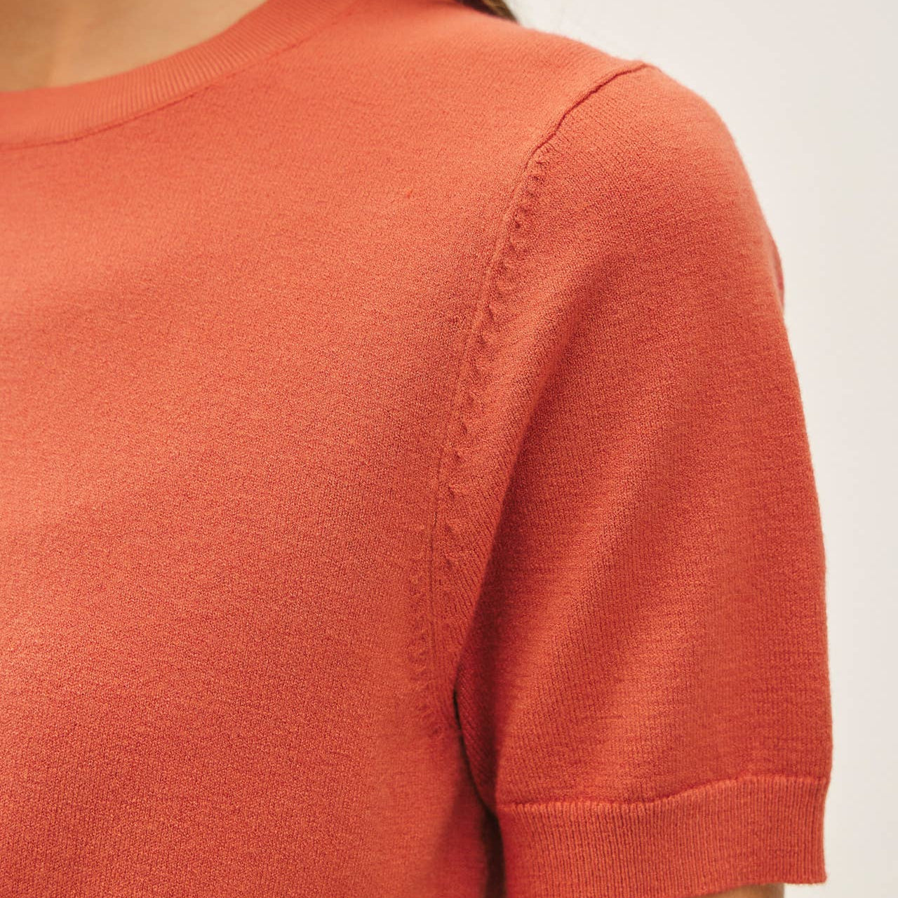 Short Sleeve Sweater Top