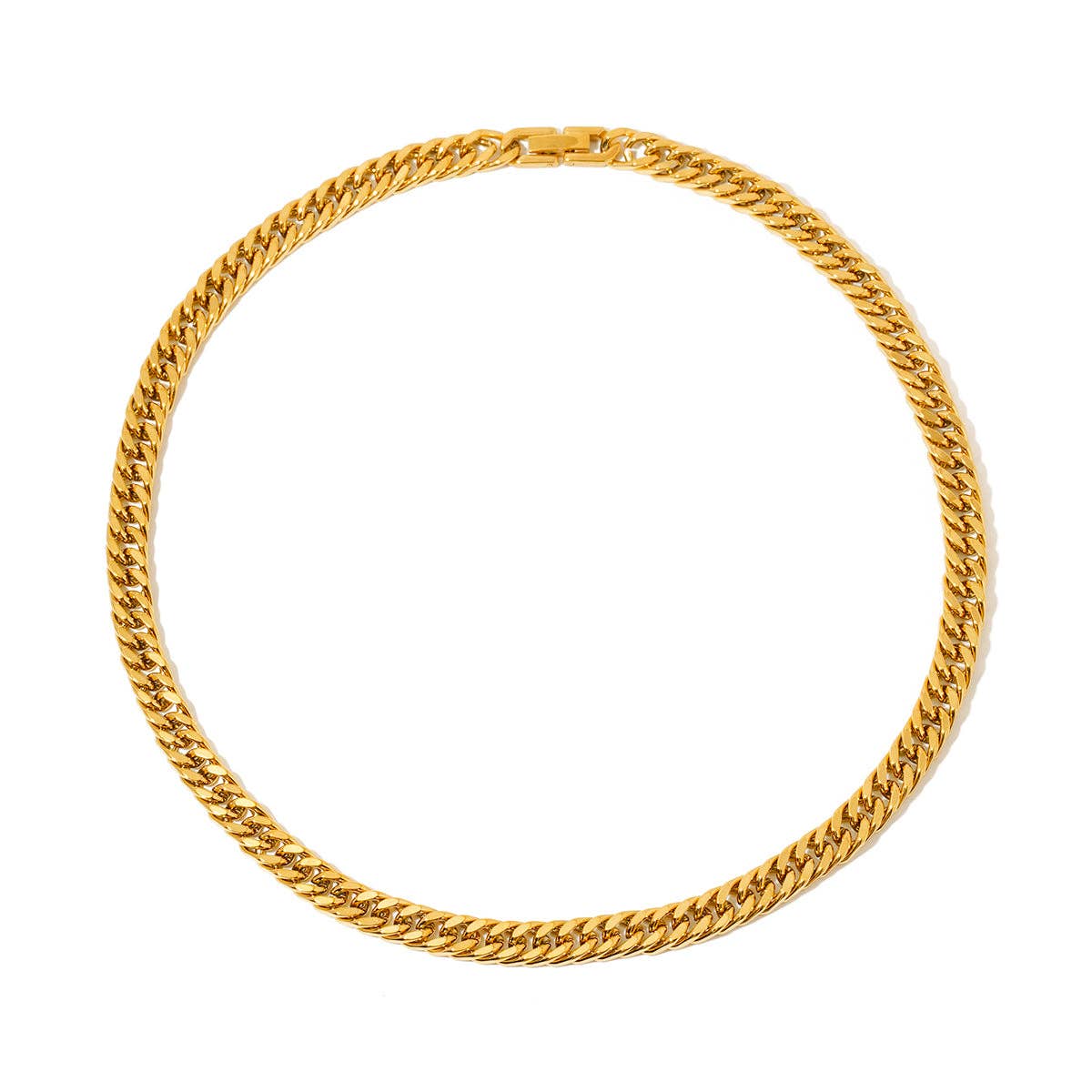 Carson Cuban Chain Necklace - WATERPROOF