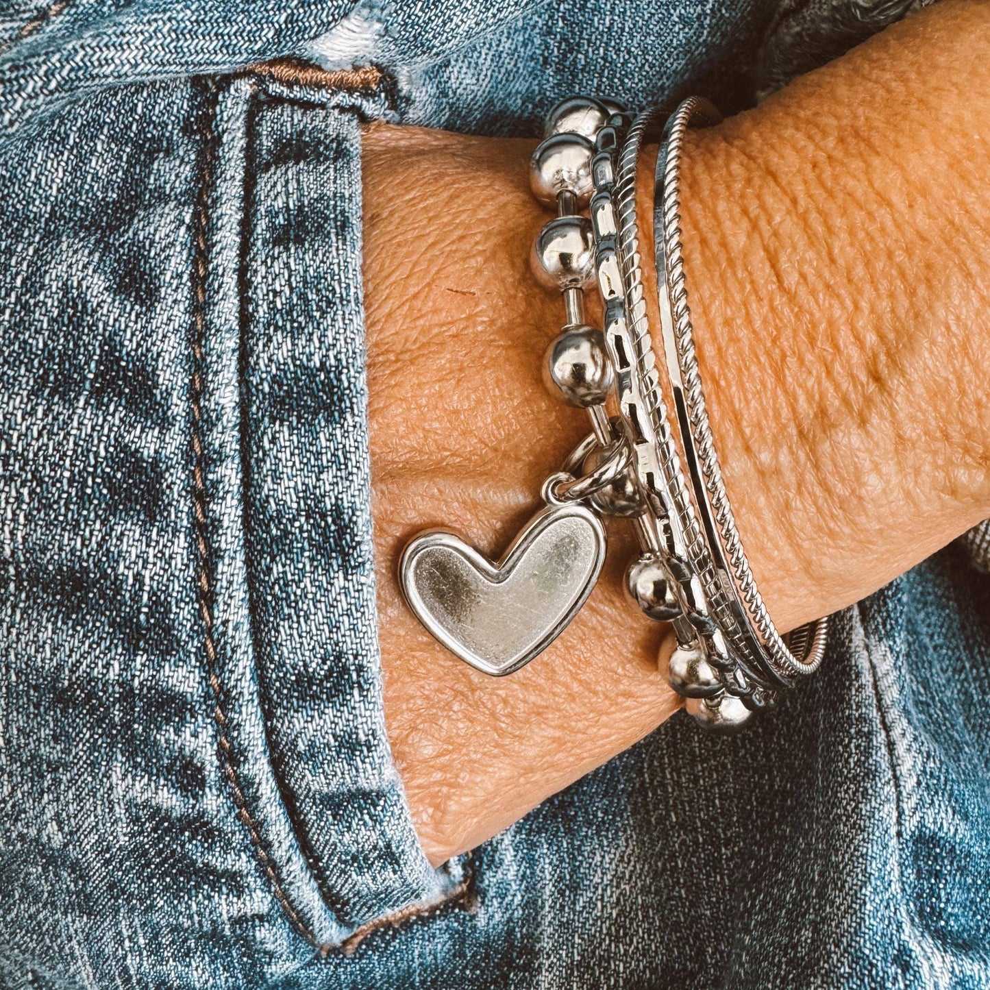Heart Charm Bracelet