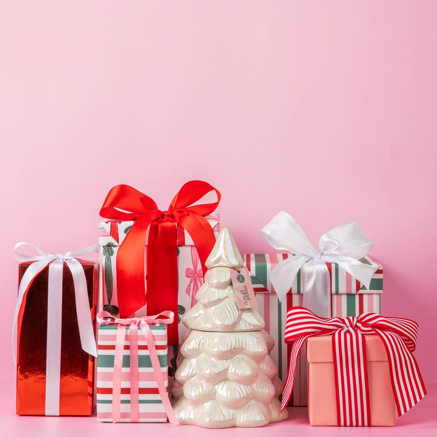 Sweet Grace Holiday Tree Candle