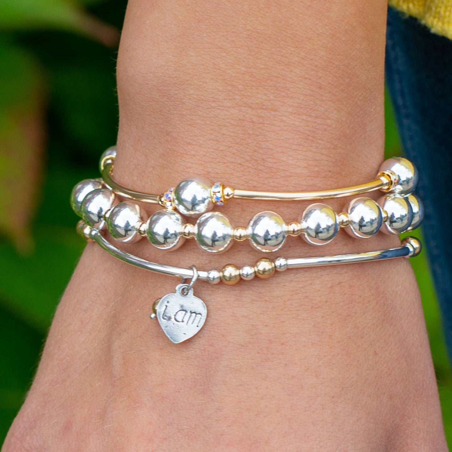Count Your Blessings in Sterling Silver and Gold