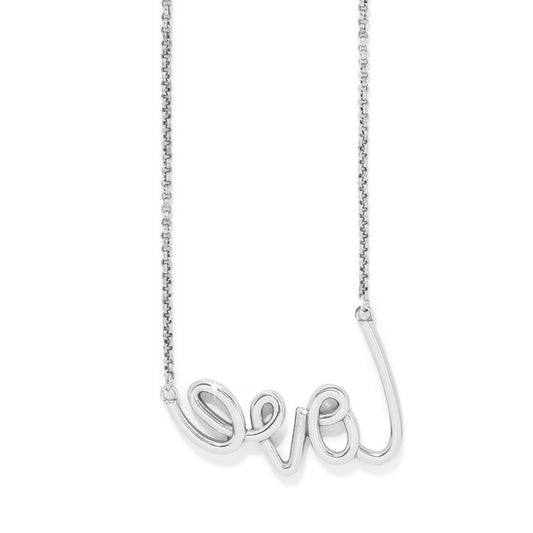 Love Script Sparkle Necklace