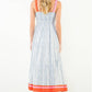 Thin Strap Striped Pattern Dress