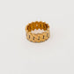 Banded Metal Statement Ring - WATERPROOF