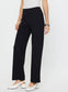 Black Straight Leg Ponte Pants