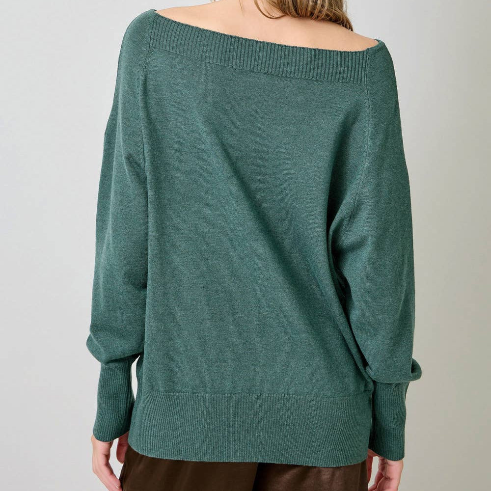 Off Shoulder Sweater Top