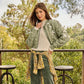 Lace Up Star Bomber Jacket