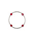 8mm Garnet Red Swarovski Crystal Blessing Bracelet - January
