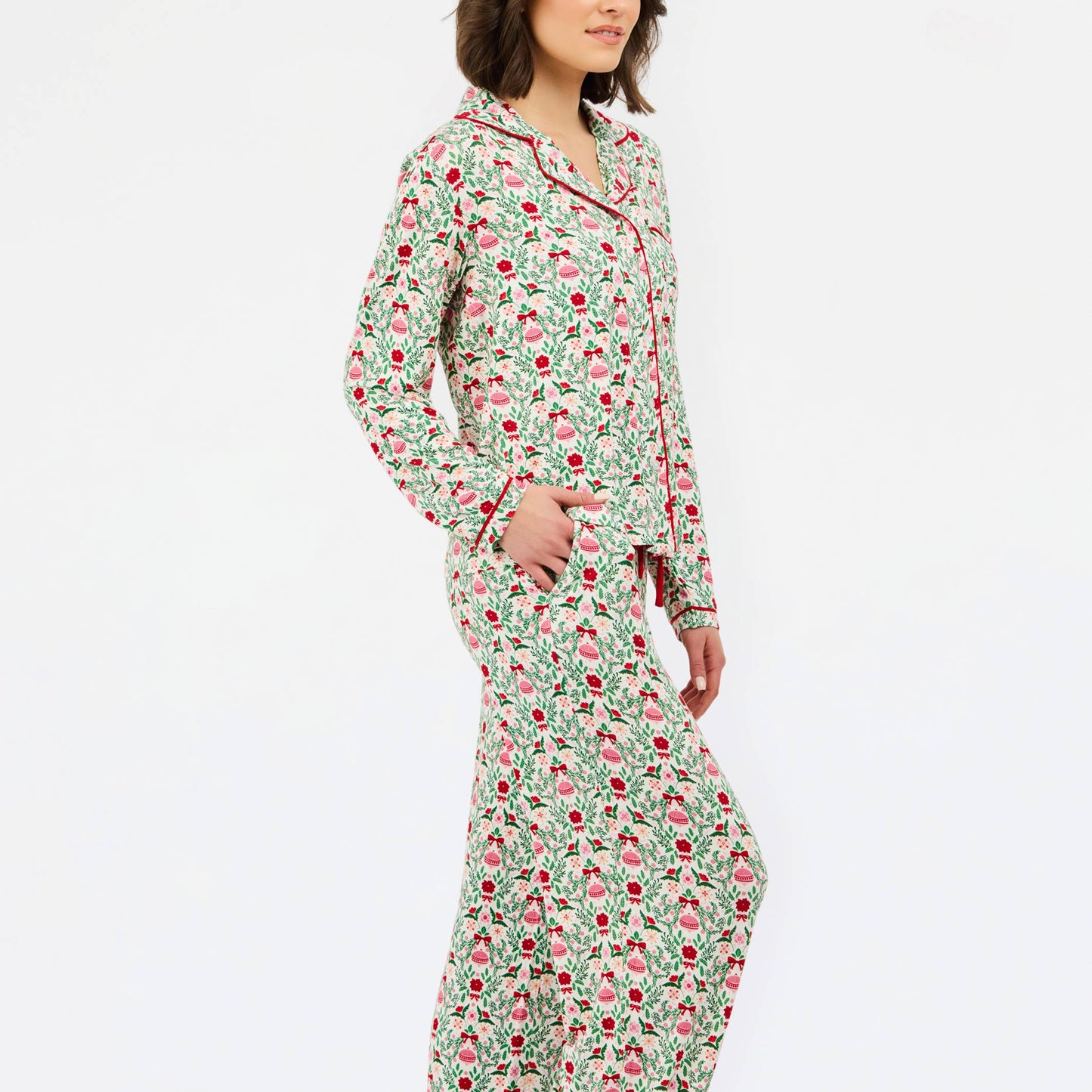 Women's Charlotte Pants Set | Trimmed with Joy