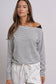 Asymmetrical Striped One-Shoulder Top