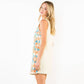 Shift Floral Embroidery Detail Dress