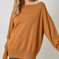 Off Shoulder Sweater Top