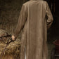 Western Faux Suede Duster Coat