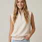 Buttery Soft Modal Half Zip Sleeveless Top