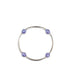 8mm Tanzanite Swarovski Crystal Blessing Bracelet - December