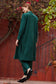 Western Faux Suede Duster Coat