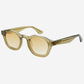 Blake Acetate Unisex Round Sunglasses : Brown Olive