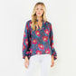 Long Sleeve Flowy Flower Top