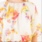 Floral Gathered Neck Top