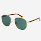 Austin Unisex Sunglasses : Gold / Green