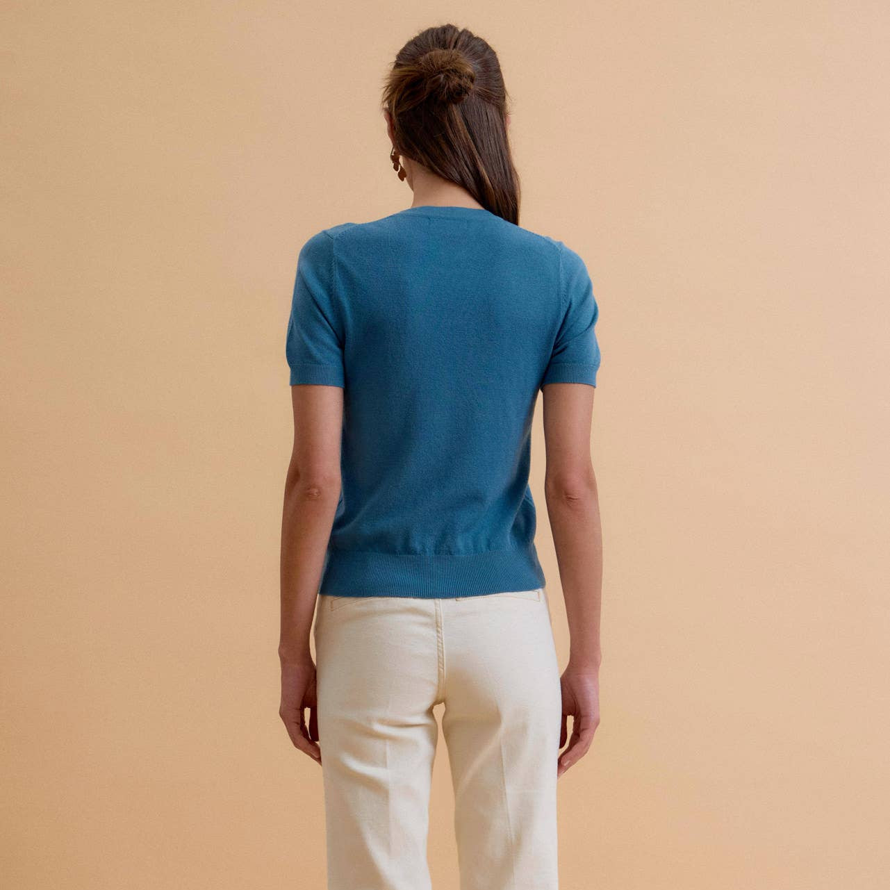 Short Sleeve Sweater Top